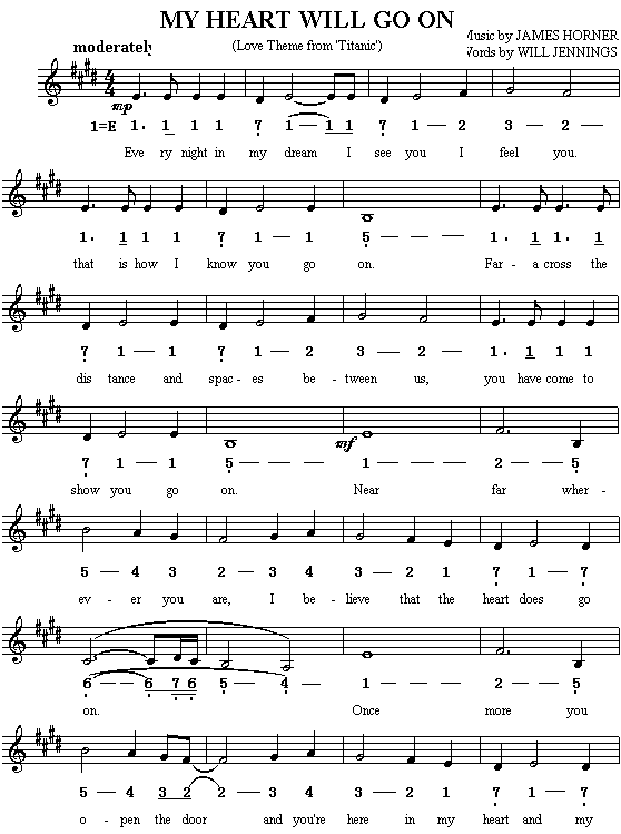 My heart will go onš衢Ӣĸ裩ļ׸