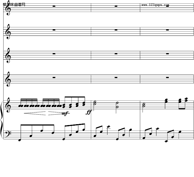 歌曲野蛮女友-(总谱)canon-帕赫贝尔-Pachelbel的简谱歌谱下载