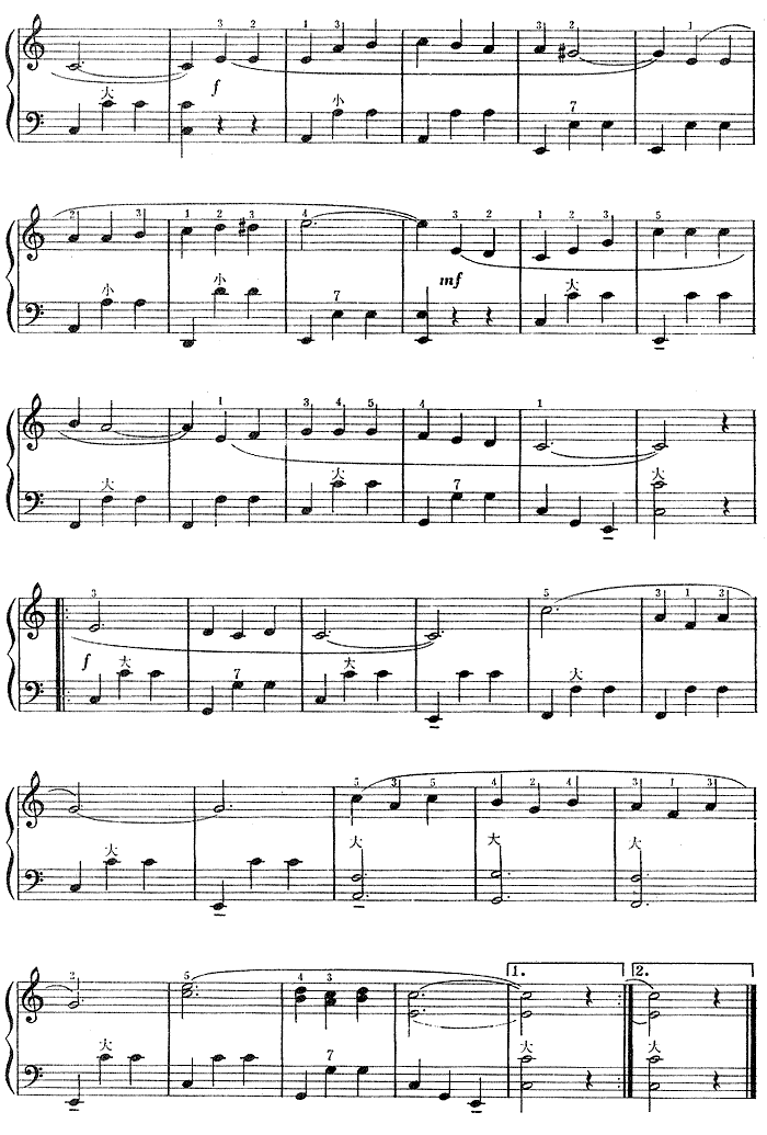 歌曲啊到海边去的简谱歌谱下载