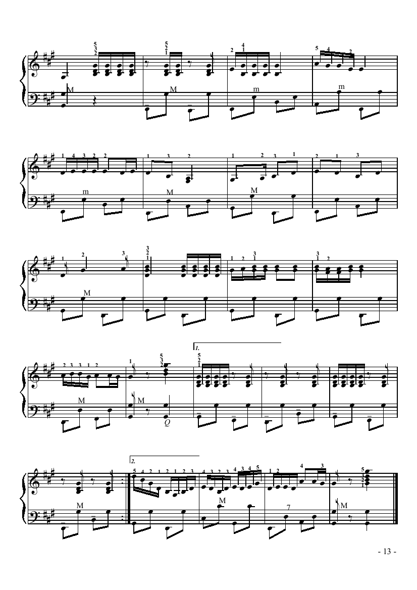 歌曲二级乐曲《假如你要认识我》 键盘类 手风琴的简谱歌谱下载