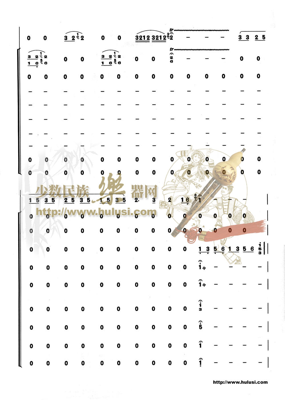 歌曲美丽的金孔雀的简谱歌谱下载