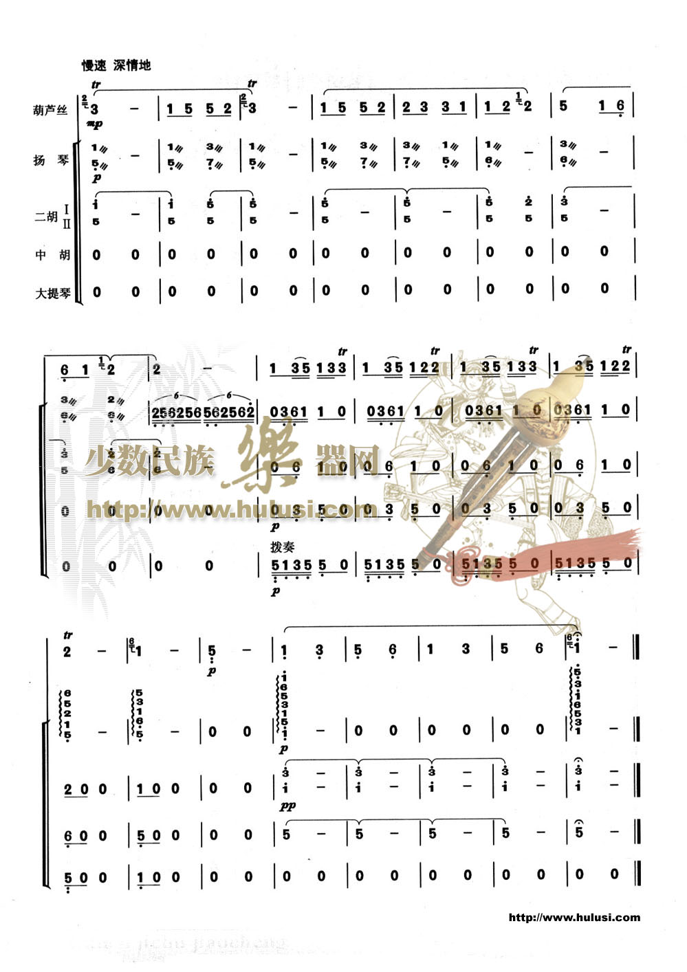 歌曲美丽的边疆的简谱歌谱下载