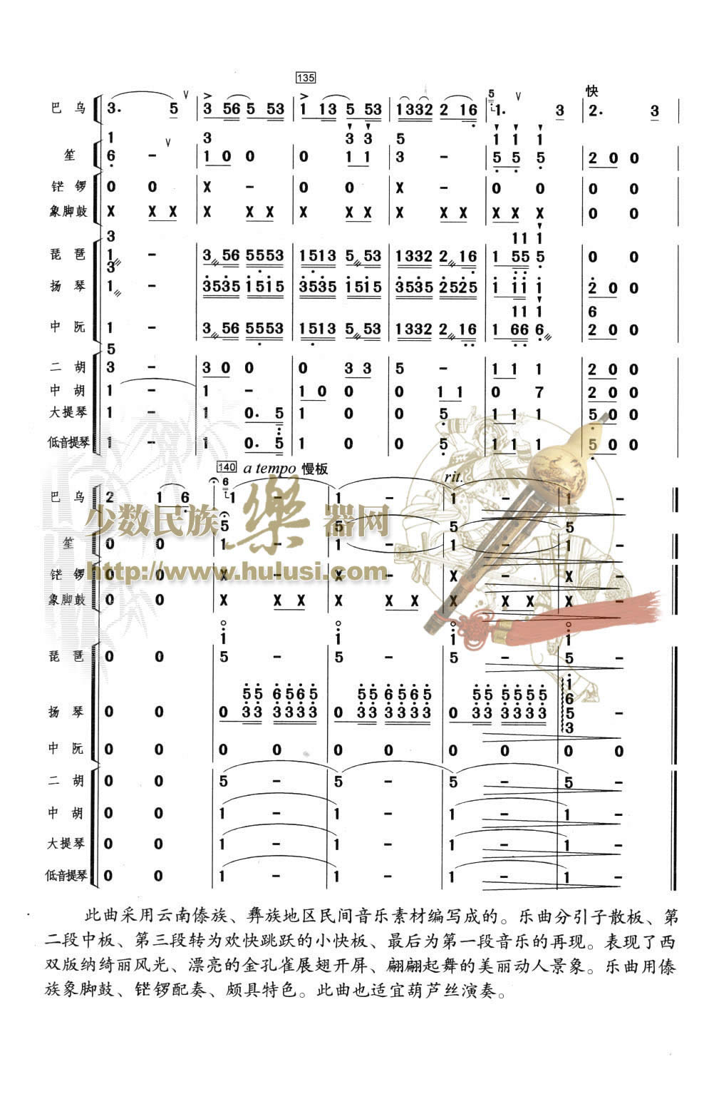 歌曲版纳风光的简谱歌谱下载