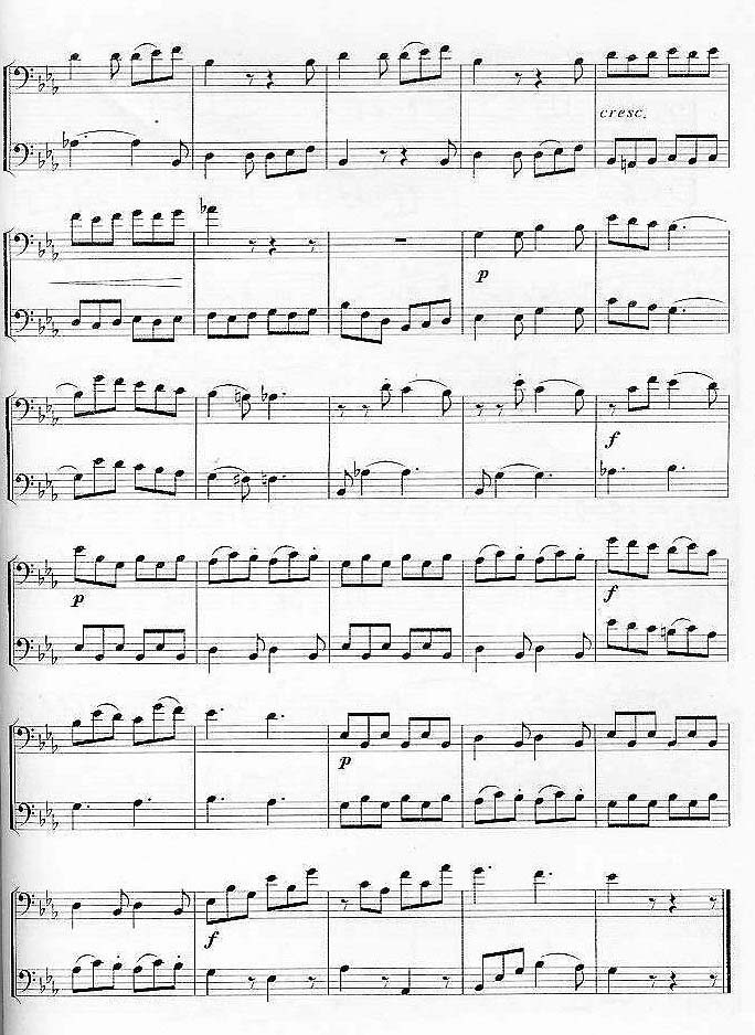 歌曲可爱的名字(选自歌剧《弄臣》)的简谱歌谱下载