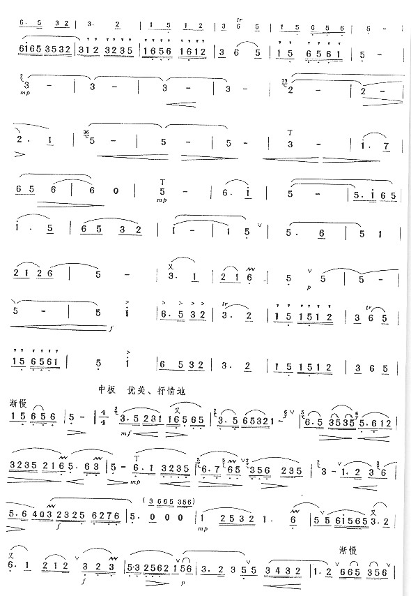 歌曲到农村去(五级)的简谱歌谱下载