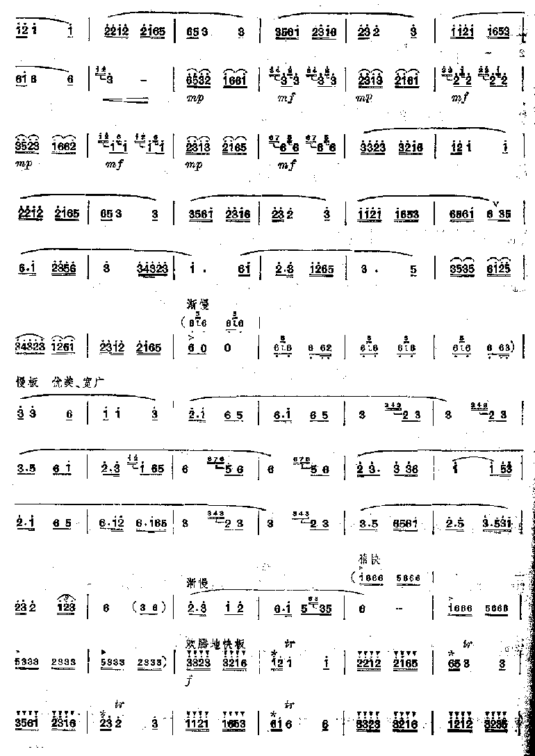 歌曲春到拉萨的简谱歌谱下载