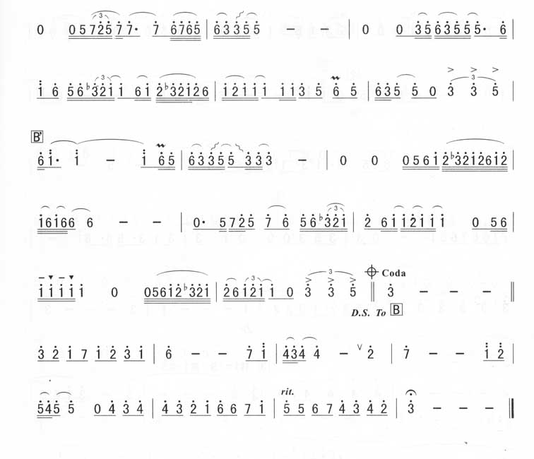 歌曲苍白浅影 (简谱版)的简谱歌谱下载