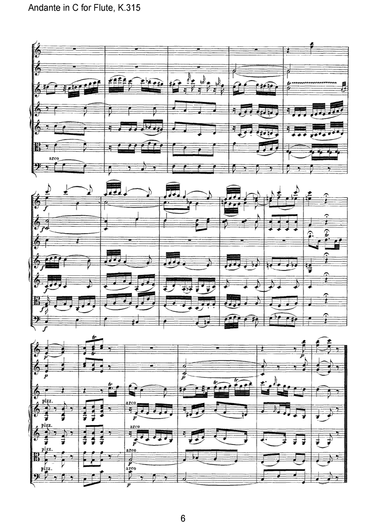 Andance in C for Fluteļ׸