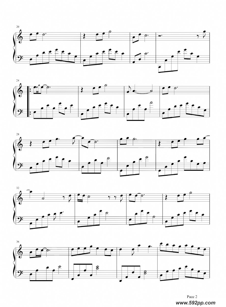 歌曲雪落下的声音的简谱歌谱下载