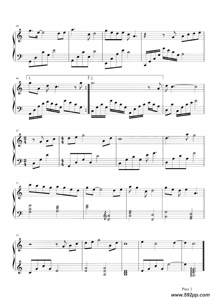 歌曲雪落下的声音的简谱歌谱下载