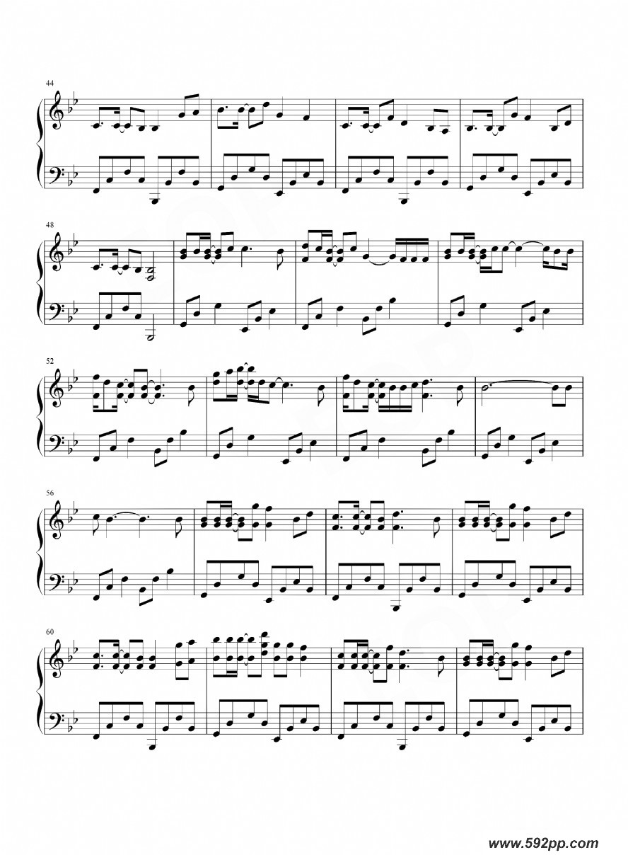 歌曲way back home的简谱歌谱下载