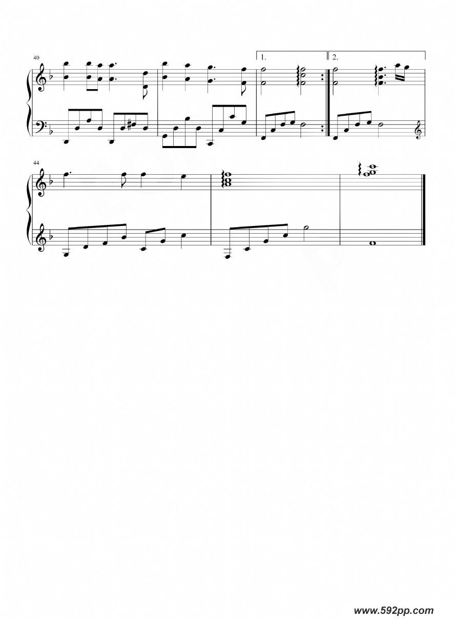 歌曲最美的遇见的简谱歌谱下载