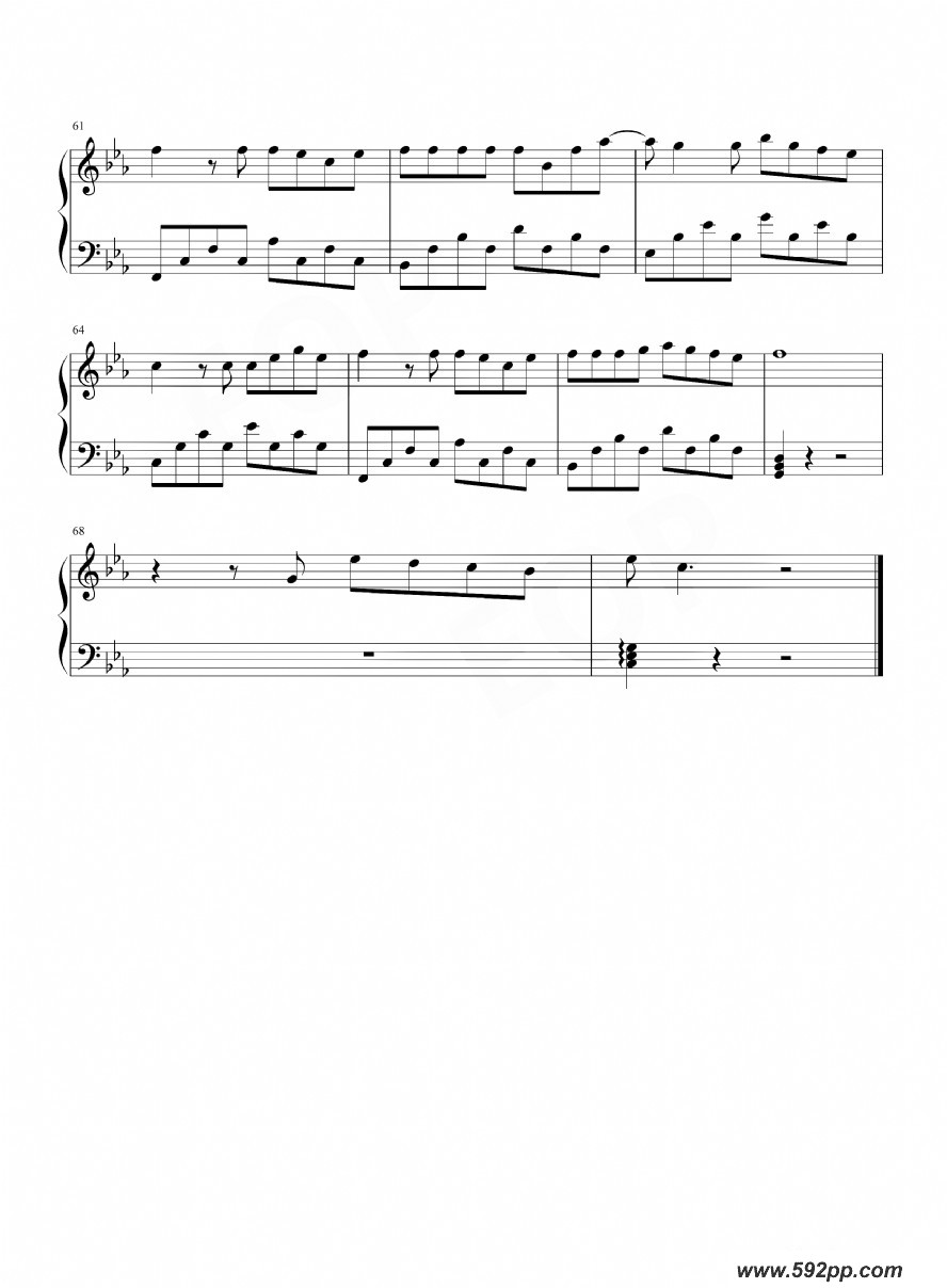 歌曲38度6的简谱歌谱下载