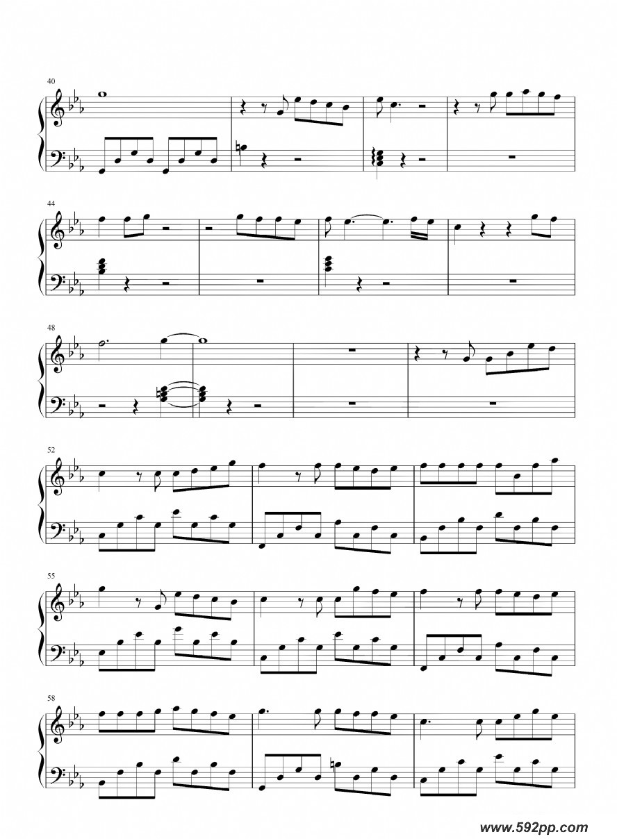 歌曲38度6的简谱歌谱下载