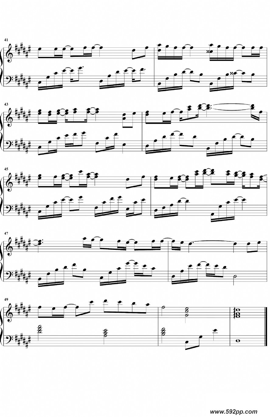 歌曲心形宇宙(电视剧《将夜》插曲)的简谱歌谱下载