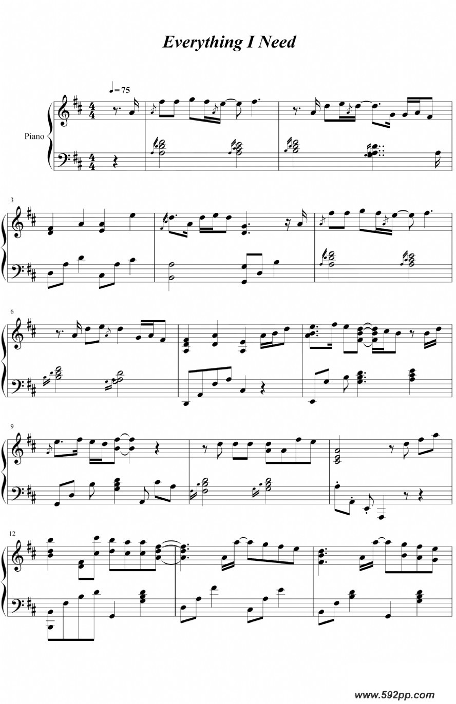 Everything I NeedAquamanƬβļ׸