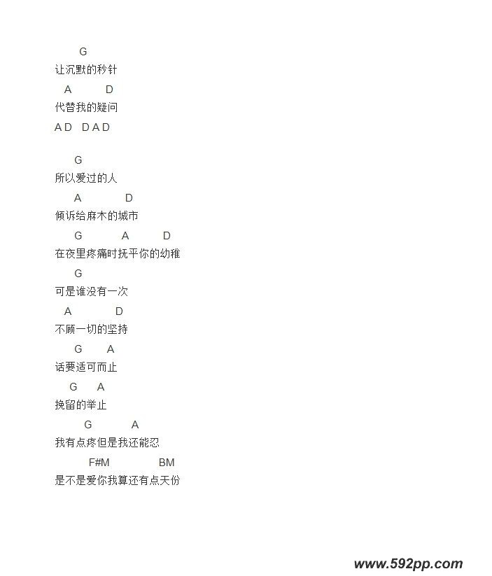 歌曲天份的简谱歌谱下载