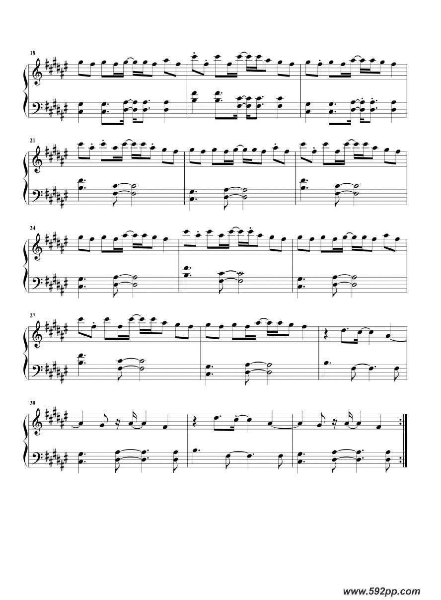 歌曲文爱的简谱歌谱下载