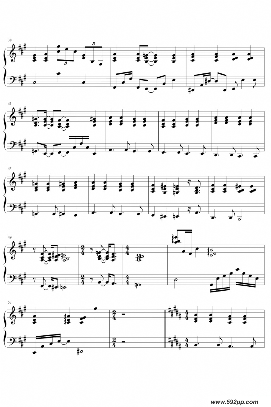 歌曲不必在乎我是谁的简谱歌谱下载