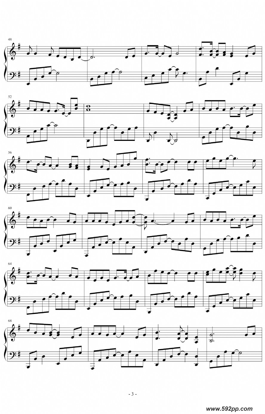 歌曲原来占据你内心的人不是我的简谱歌谱下载