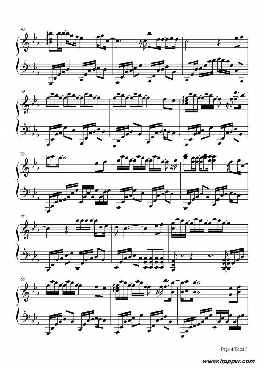 歌曲云与海的简谱歌谱下载