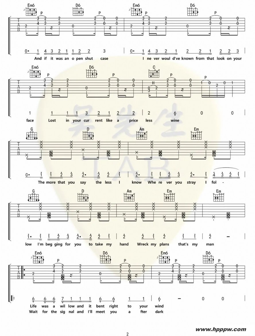 歌曲willow的简谱歌谱下载