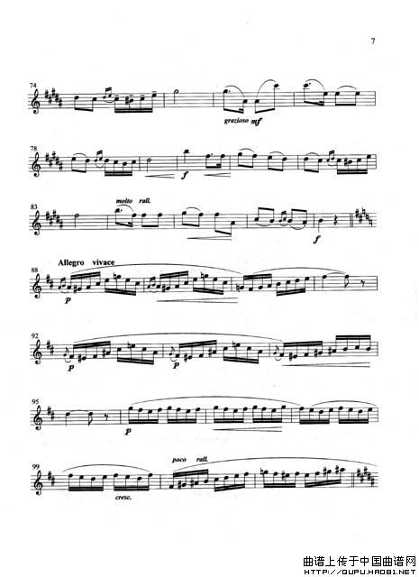 歌曲查尔达什的简谱歌谱下载