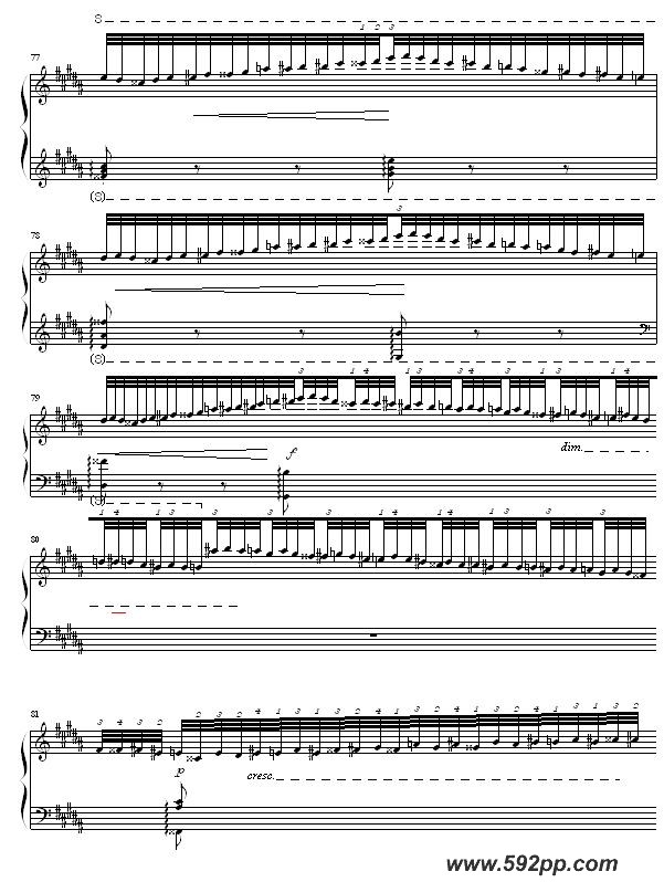 歌曲钟的简谱歌谱下载