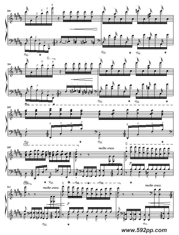 歌曲钟的简谱歌谱下载