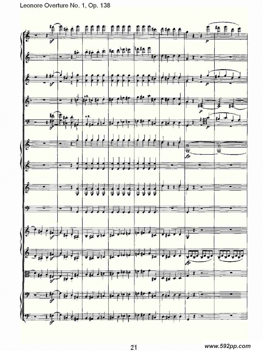 Leonore Overture No. 1, Op. 138ļ׸