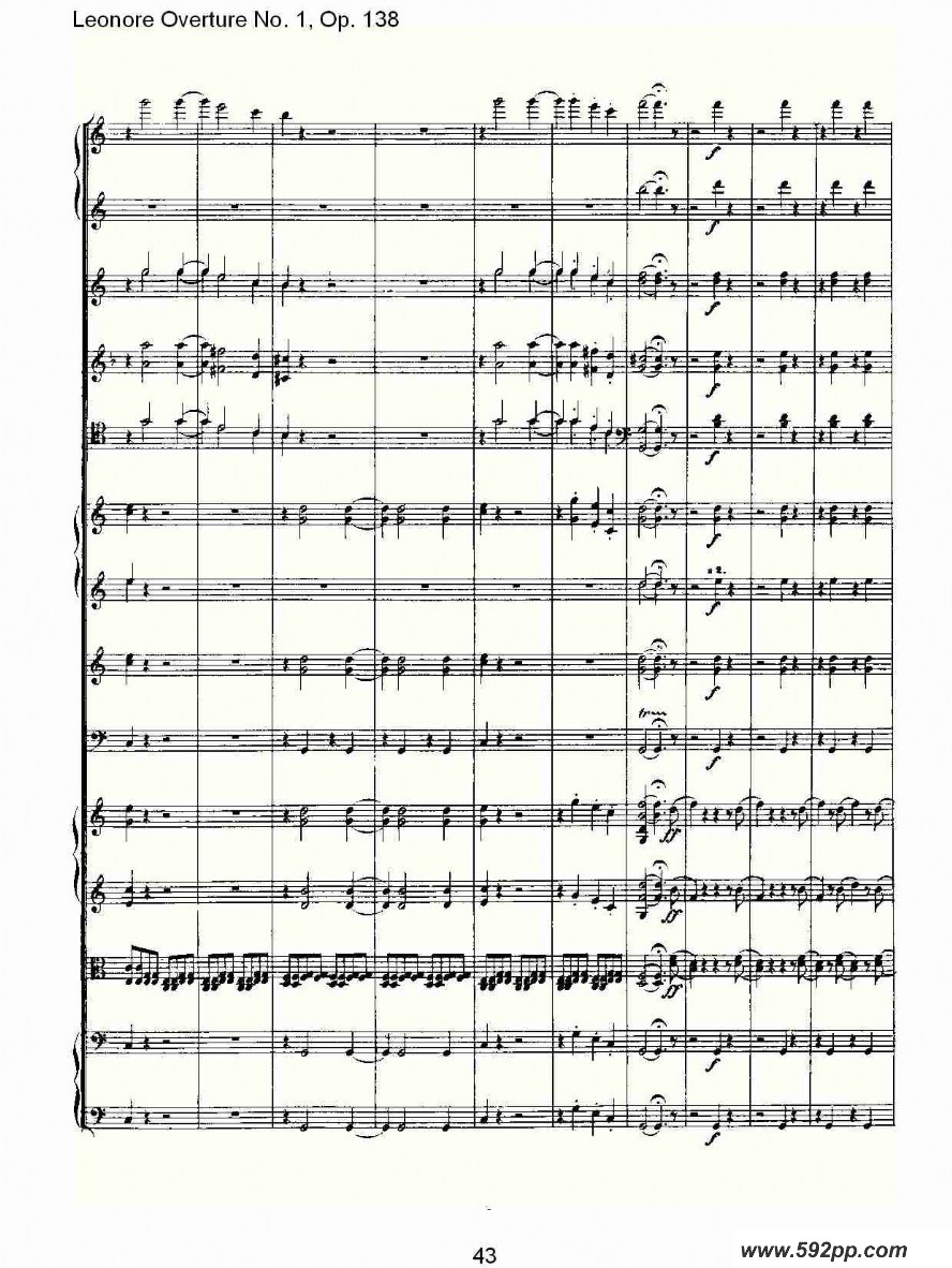 Leonore Overture No. 1, Op. 138ļ׸