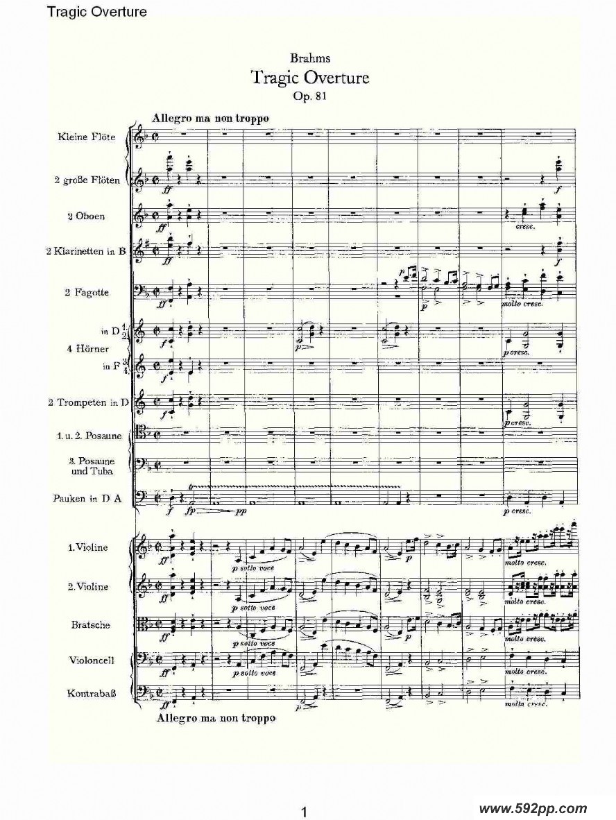 Tragic Overture   ҵǰļ׸