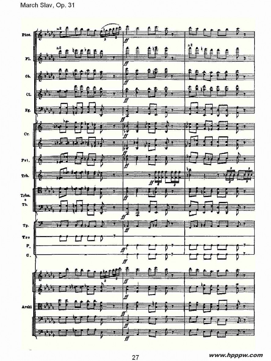 march slav, op.31   ˹op.31ļ׸