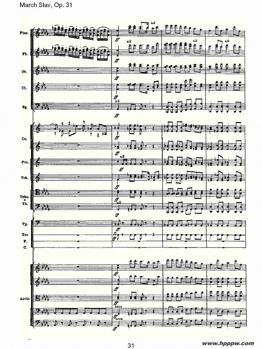 march slav, op.31   ˹op.31ļ׸