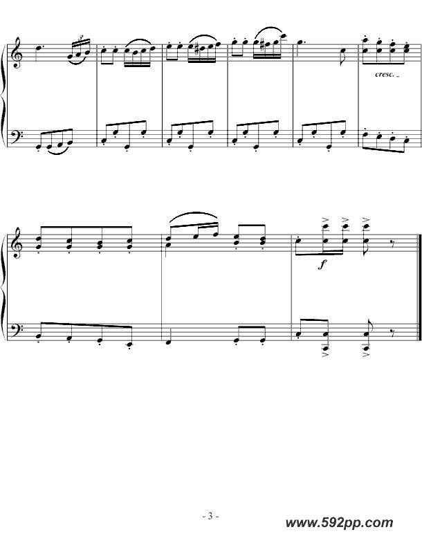 歌曲巡逻兵进行曲的简谱歌谱下载