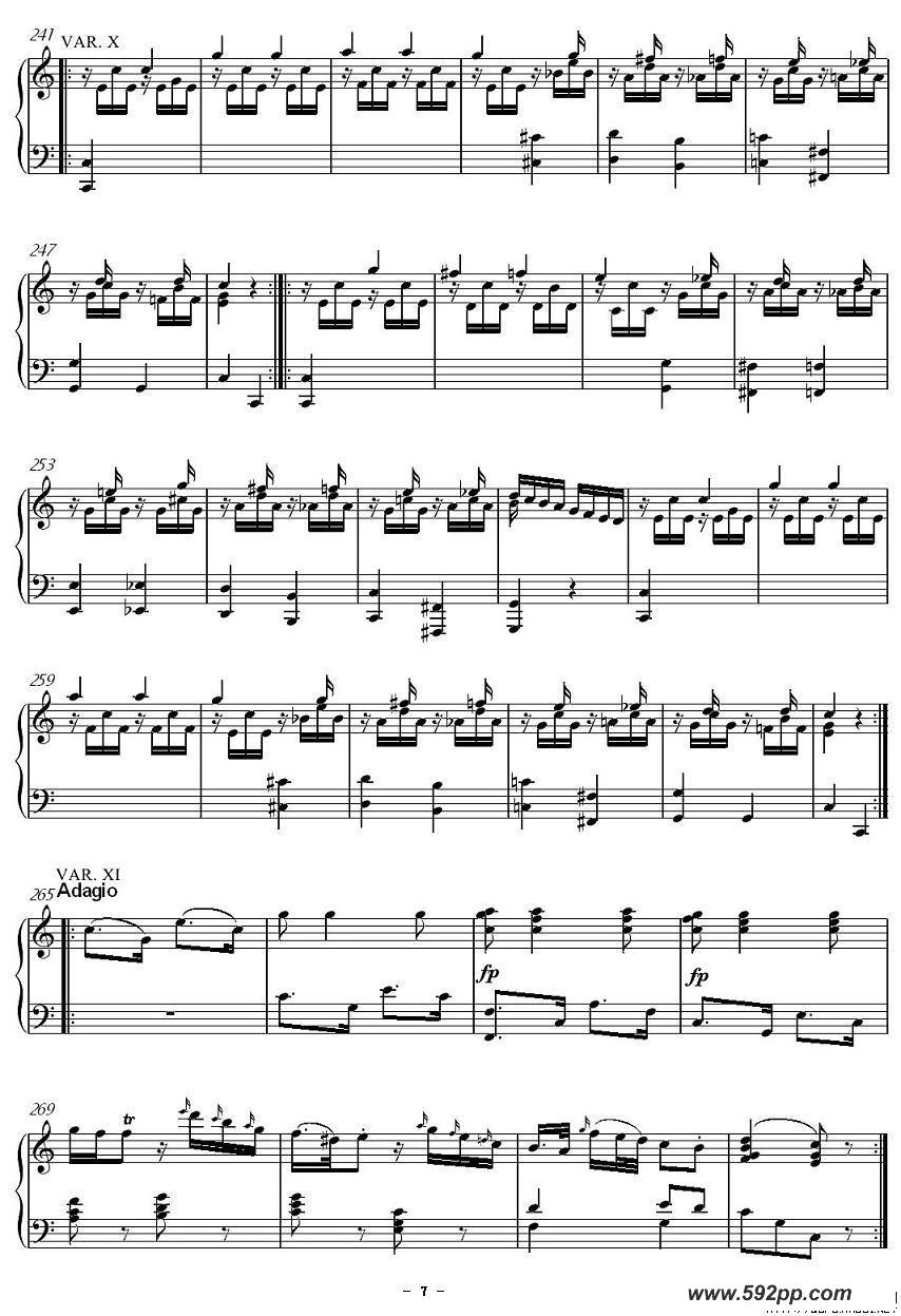 歌曲ah,vous dirai-je,maman的简谱歌谱下载