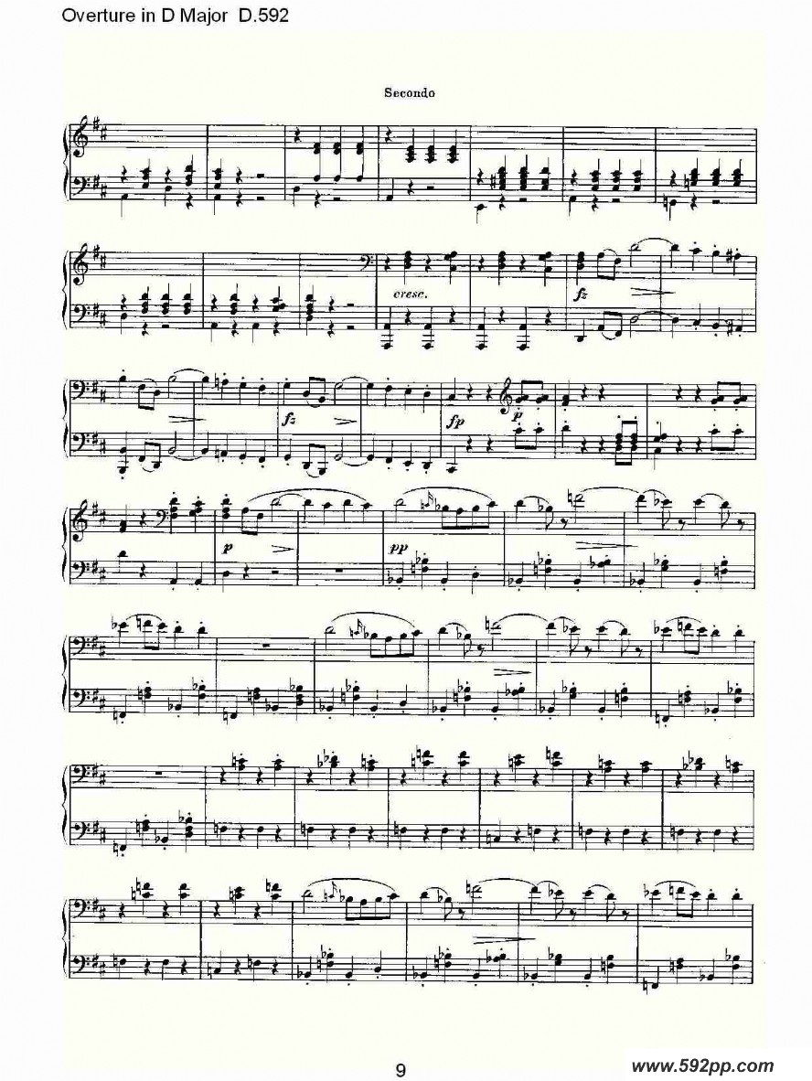 Overture in D Major D.592ļ׸