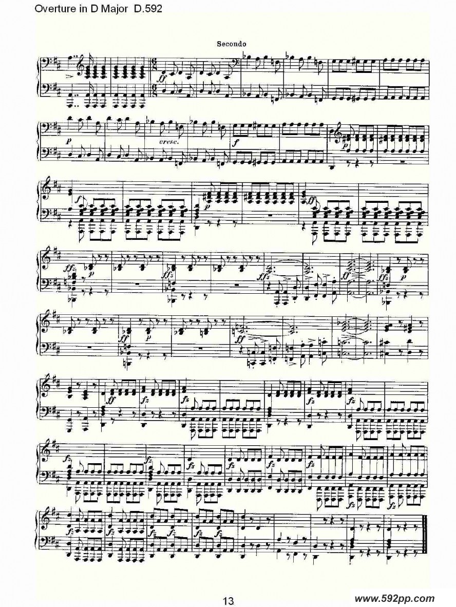 Overture in D Major D.592ļ׸