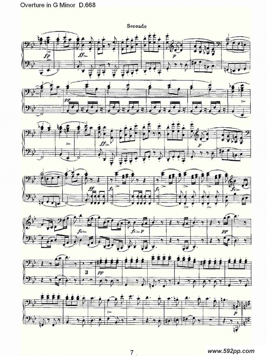 Overture in G Minor D.668ļ׸