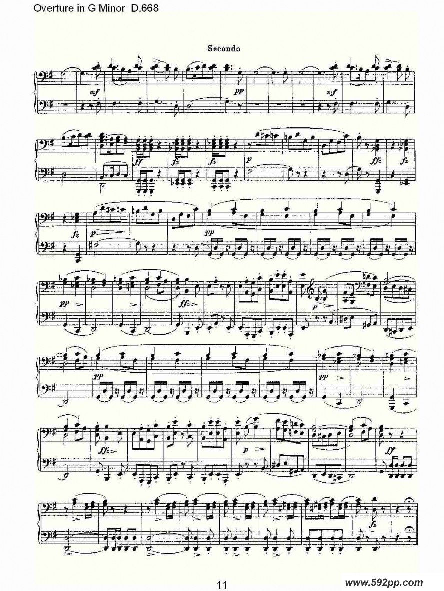 Overture in G Minor D.668ļ׸