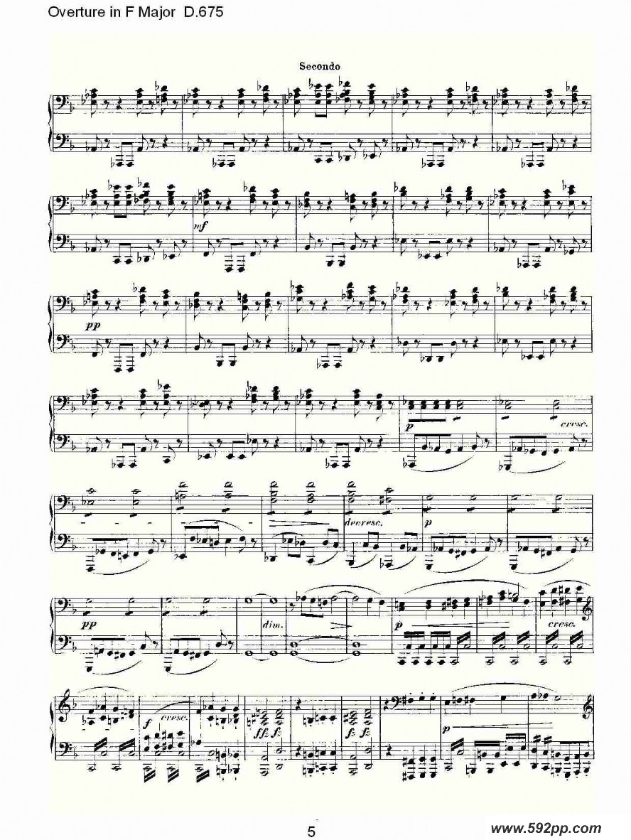 Overture in F Major D.675ļ׸