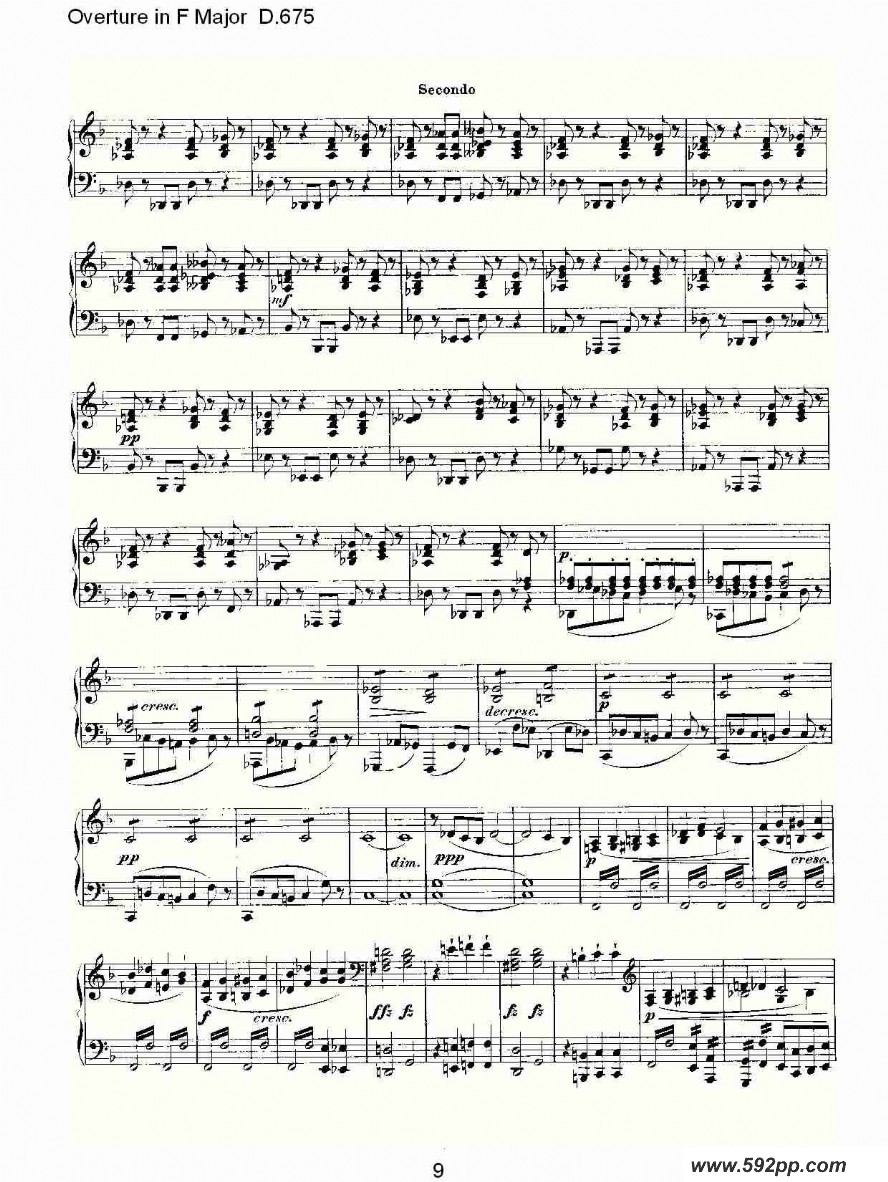 Overture in F Major D.675ļ׸