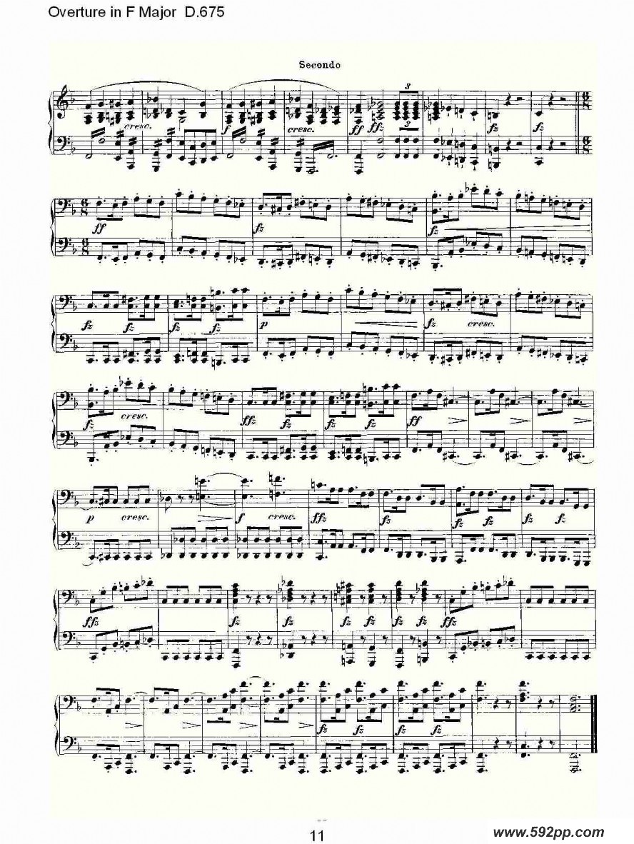 Overture in F Major D.675ļ׸