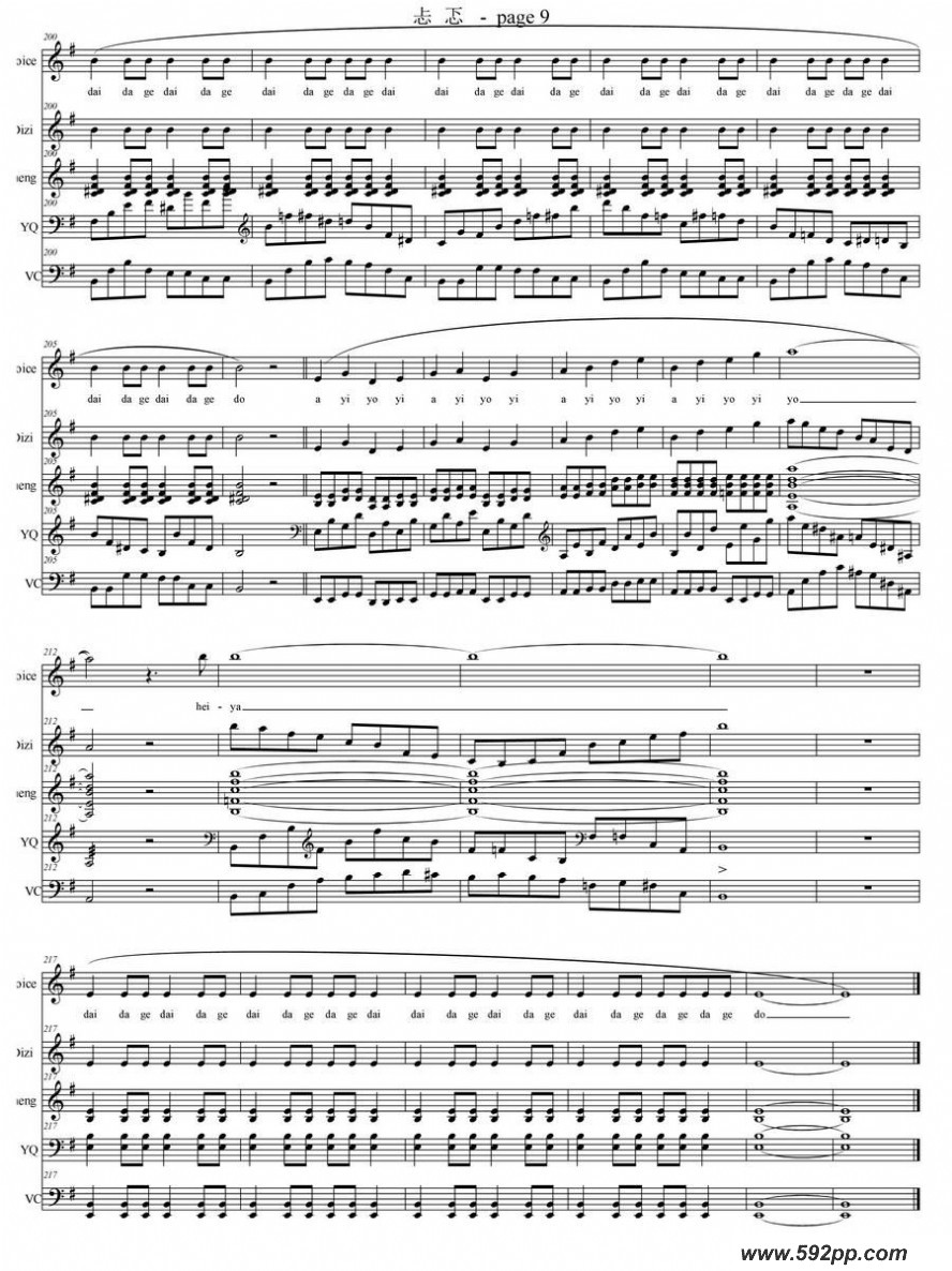 歌曲忐忑的简谱歌谱下载