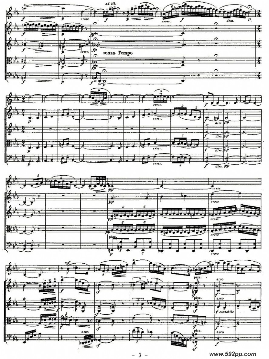 歌曲quintet.no2.的简谱歌谱下载