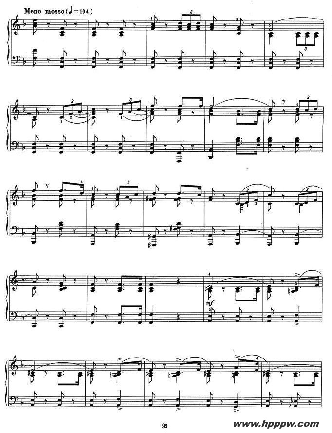 歌曲运动会组曲一、运动员进行曲的简谱歌谱下载