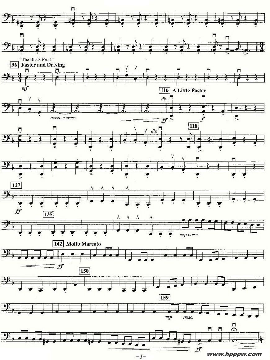 歌曲pirates of the carribean cello的简谱歌谱下载