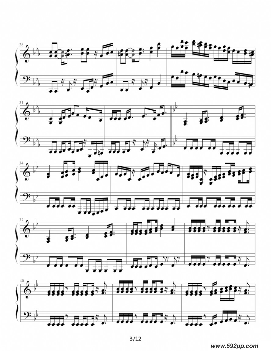 歌曲魂斗罗的简谱歌谱下载