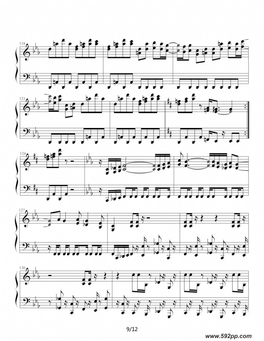 歌曲魂斗罗的简谱歌谱下载