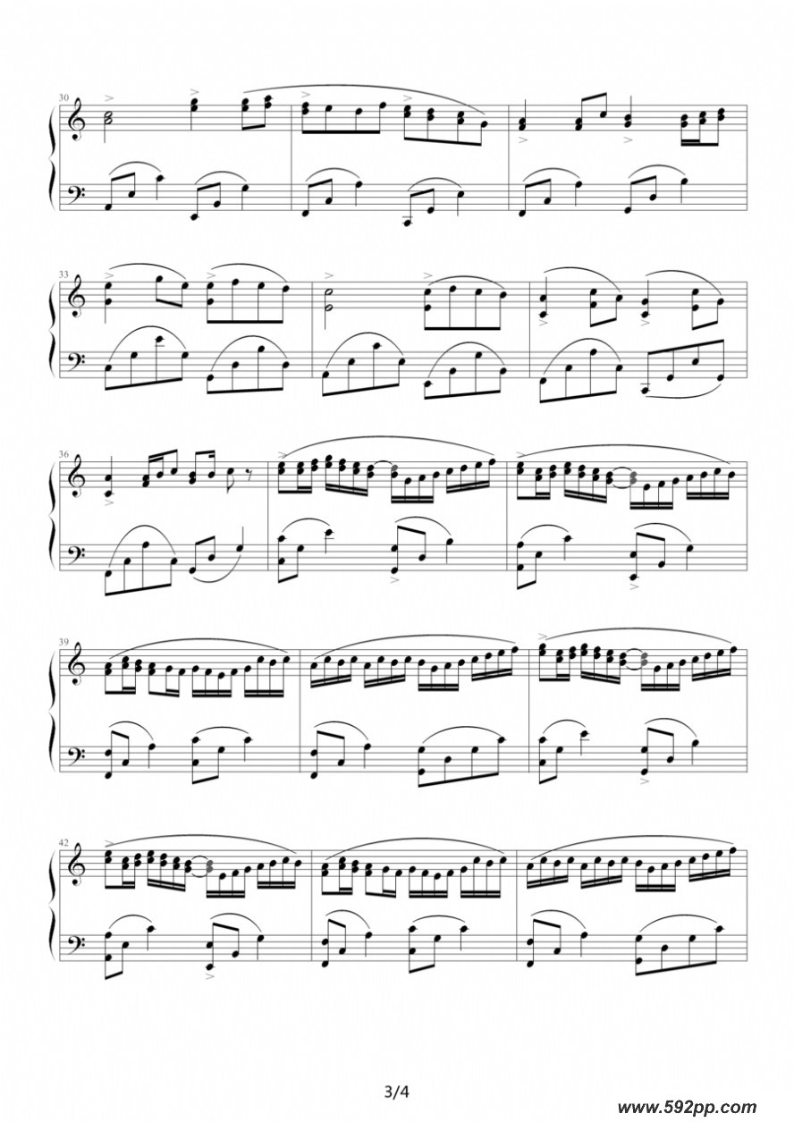 歌曲卡农-我的野蛮女友的简谱歌谱下载